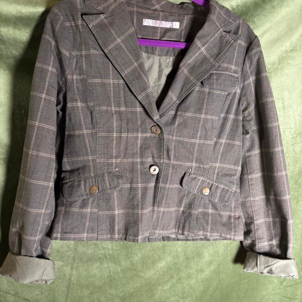 Kindred Women's Grey and Green Jacket